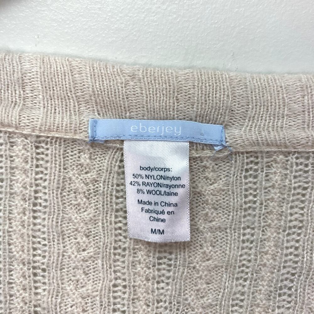 Eberjey Elsa Long Sleeve Top in Truffled Rose Medium - Picture 4 of 6